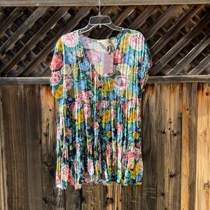 Novella Royale Kat Mini Dress Rose Garden